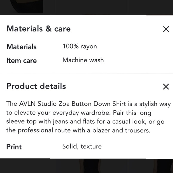 AVLN STUDIO Zoa Button Down Shirt - blush color, textured - Picture 11 of 11